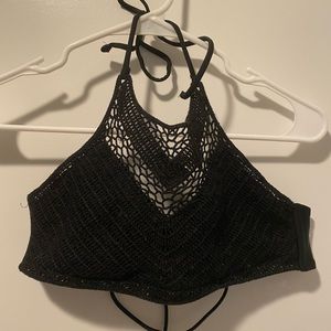 Halter swim top